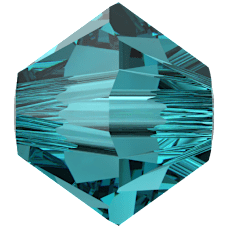 SWAROVSKI 5328 MM 4,0 BLUE ZIRCON
