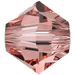 SWAROVSKI 5328 MM 4,0 ROSE PEACH