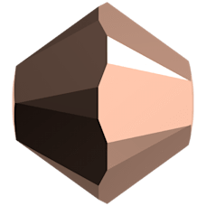 SWAROVSKI 5328 MM 4,0 CRYSTAL ROSEGOLD2X
