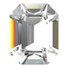 SWAROVSKI 4600 MM 10,0X 8,0 CRYSTAL F