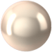 SWAROVSKI 5810 MM 5,0 CRYSTAL CREAMROSE PEARL
