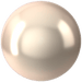 SWAROVSKI 5810 MM 6,0 CRYSTAL CREAMROSE PEARL