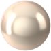 SWAROVSKI 5810 MM 10,0 CRYSTAL CREAMROSE PEARL