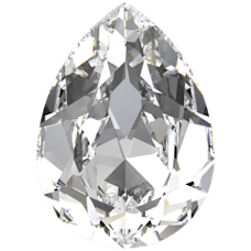 SWAROVSKI 4320 MM 6,0X 4,0 CRYSTAL F