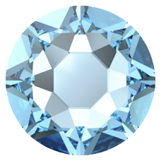SWAROVSKI 2078 SS 12 AQUAMARINE A HF