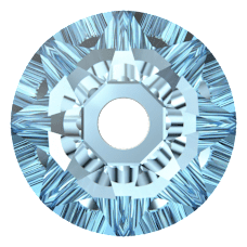 SWAROVSKI 3188 MM 4,0 AQUAMARINE F