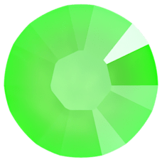 SWAROVSKI 2038 SS 10 CRYSTAL ELCGREEN_S HFT