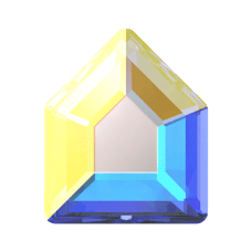 SWAROVSKI 2775 MM 6,7X 5,6 CRYSTAL AB M HF