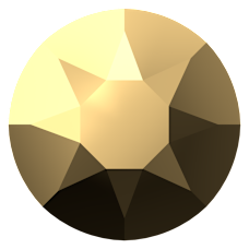SWAROVSKI 2078 SS 12 CRYSTAL AURUM A HF