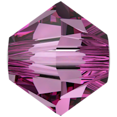 SWAROVSKI 5328 MM 4,0 DARK ROSE