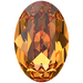 SWAROVSKI 4120 MM 6,0X 4,0 DARK ORANGE F