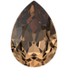 SWAROVSKI 4320 MM 10,0X 7,0 REC. LT SMOKED TOPAZ F