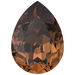 SWAROVSKI 4320 MM 8,0X 6,0 REC. SMOKED TOPAZ F