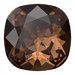 SWAROVSKI 4470 MM 12,0 REC. SMOKED TOPAZ F