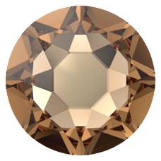 SWAROVSKI 2078 SS 12 REC. LT SMOKED TOPAZ A HF