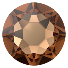 SWAROVSKI 2078 SS 12 REC. SMOKED TOPAZ A HF
