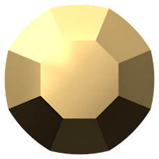 SWAROVSKI 2000 SS 3 CRYSTAL AURUM A HF