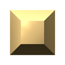 SWAROVSKI 4428 MM 2,0 CRYSTAL AURUM F