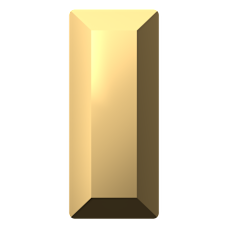 SWAROVSKI 4501 MM 7,0X 3,0 CRYSTAL AURUM F