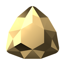 SWAROVSKI 4706 MM 7,0 CRYSTAL AURUM F