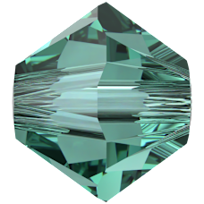 SWAROVSKI 5328 MM 4,0 REC. CARIBBEAN GREEN