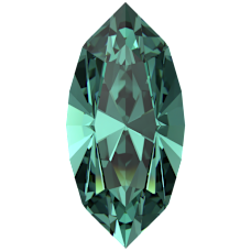 SWAROVSKI 4228 MM 4,0X 2,0 REC. CARIBBEAN GREEN F