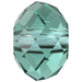 SWAROVSKI 5040 MM 6,0 REC. CARIBBEAN GREEN