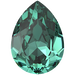 SWAROVSKI 4320 MM 6,0X 4,0 REC. CARIBBEAN GREEN F