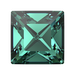SWAROVSKI 4428 MM 8,0 REC. CARIBBEAN GREEN F