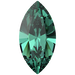 SWAROVSKI 4228 MM 8,0X 4,0 REC. CARIBBEAN GREEN F