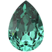 SWAROVSKI 4320 MM 10,0X 7,0 REC. CARIBBEAN GREEN F