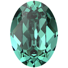 SWAROVSKI 4120 MM 14,0X 10,0 REC. CARIBBEAN GREEN F