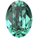 SWAROVSKI 4120 MM 14,0X 10,0 REC. CARIBBEAN GREEN F