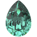 SWAROVSKI 4320 MM 14,0X 10,0 REC. CARIBBEAN GREEN F