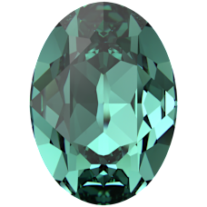 SWAROVSKI 4120 MM 18,0X 13,0 REC. CARIBBEAN GREEN F