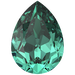 SWAROVSKI 4320 MM 18,0X 13,0 REC. CARIBBEAN GREEN F