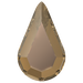 SWAROVSKI 2300 MM 8,0X 4,8 CRYSTAL BRONZE M HF