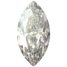 SWAROVSKI 4210 MM 8,0X 4,0 CRYSTAL SILVSHADE F
