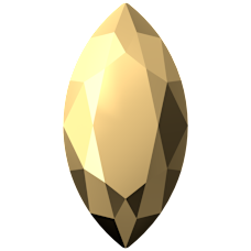 SWAROVSKI 4210 MM 8,0X 4,0 CRYSTAL AURUM F