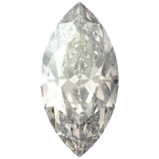 SWAROVSKI 4210 MM 10,0X 5,0 CRYSTAL SILVSHADE F