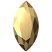 SWAROVSKI 4210 MM 10,0X 5,0 CRYSTAL AURUM F