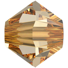 SWAROVSKI 5328 MM 4,0 CRYSTAL GOL.SHADOW