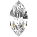 SWAROVSKI 4228 MM 8,0X 4,0 CRYSTAL F