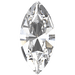 SWAROVSKI 4228 MM 15,0X 7,0 CRYSTAL F
